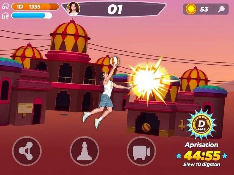 Diwali Dunk King Gameplay Screenshot